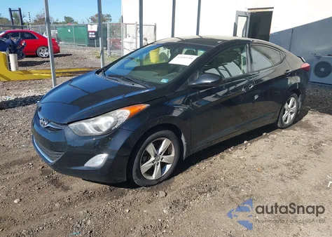 2013 Hyundai Elantra Gls from USA, damaged, VIN KMHDH4AE9DU644005